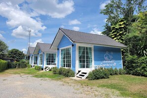 Majoituspaikan julkisivu