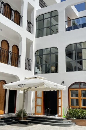 Façade de l’hébergement 