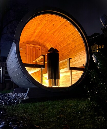 Schöne Wellness-oase mit Pool, Sauna, Terrasse und Kamin für Sie Ganz Privat