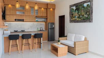 Villa Deluxe | Área de sala de estar | Smart TV