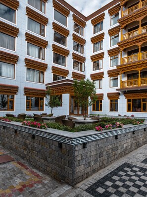 Façade de l’hébergement