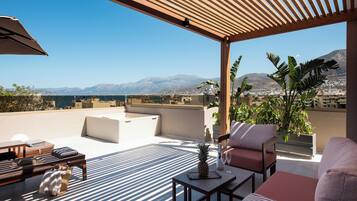 Penthouse Room with Sea View & Outdoor Jacuzzi | Privéspabad