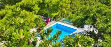 Una piscina riscaldata