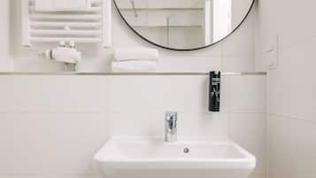 Superior Studio | Bathroom | Shower, towels, soap, shampoo