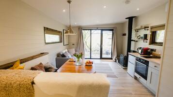 Cabane Deluxe, salle de bains attenante (Black Moss Cabin ) | Intérieur