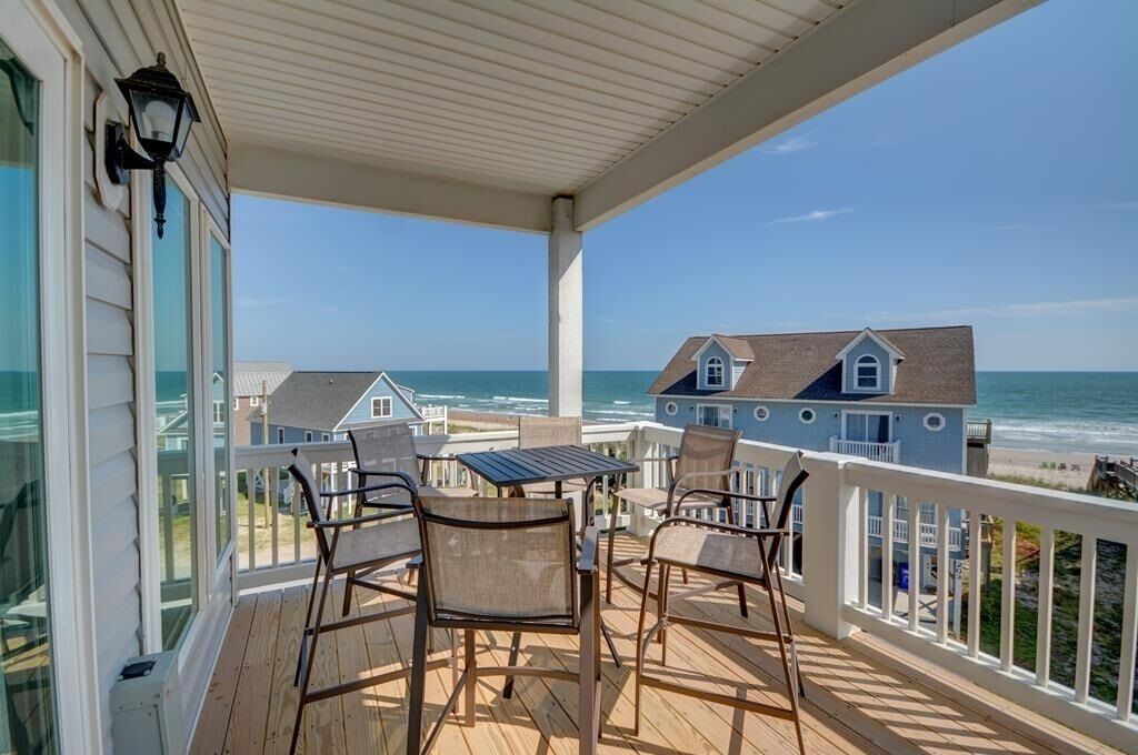 Coastal Whispers - Oceanfront B Beach House, Elevator, Hot Tub, 6 bed 4.5 bath