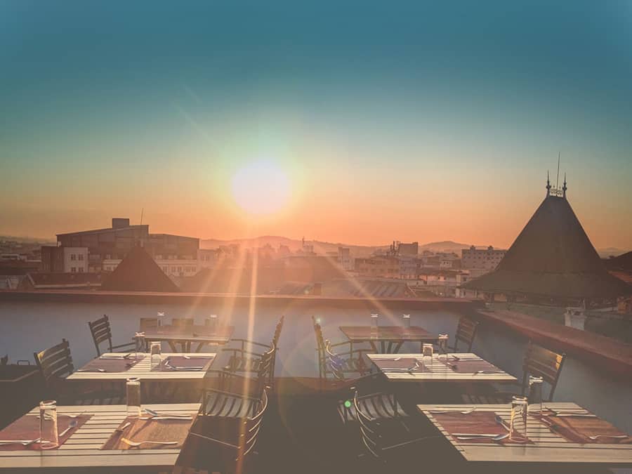 Terraza en la azotea