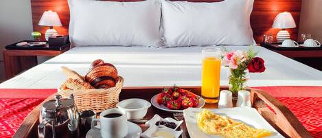 Kontinental frokost hver dag (EUR 5 per person)