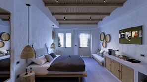 Chambre Double Deluxe, patio, vue jardin | Literie de qualité supérieure, minibar, coffres-forts dans les chambres