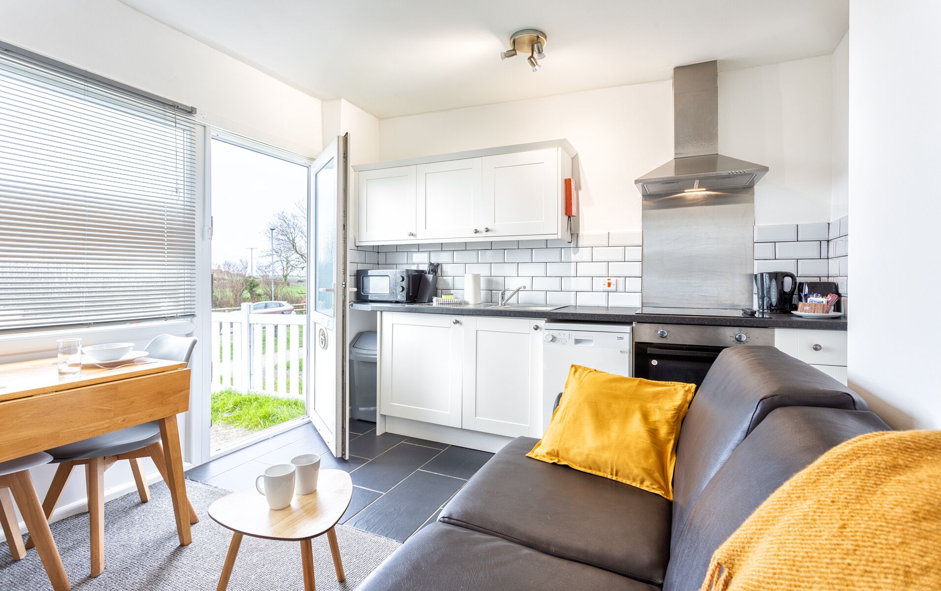 One Bedroom Seaview Apartment | Private kitchen | Fridge, oven, electric kettle, toaster