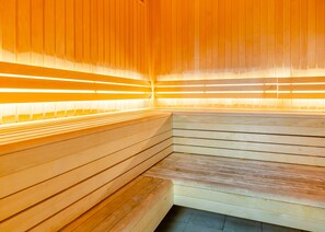 Sauna, 1 salle de soins