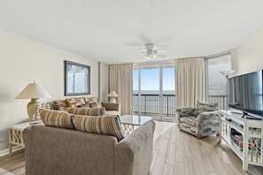 TV - 4th Floor Oceanfront Escape Ashworth - 407 (North Myrtle Beach)