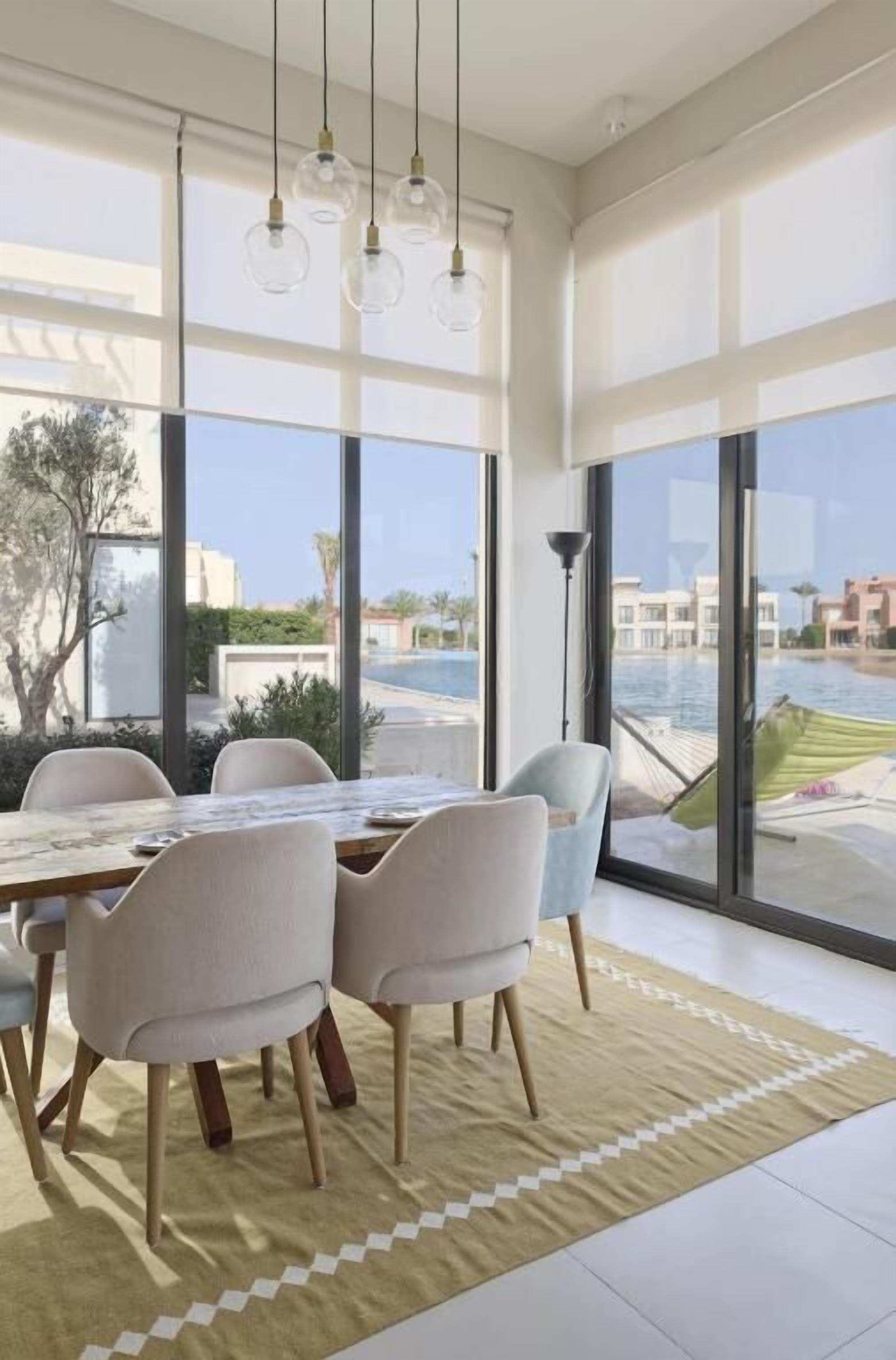 Exclusieve villa, 3 slaapkamers, uitzicht op lagune | Woonruimte | Smart-tv, Netflix en streamingdiensten