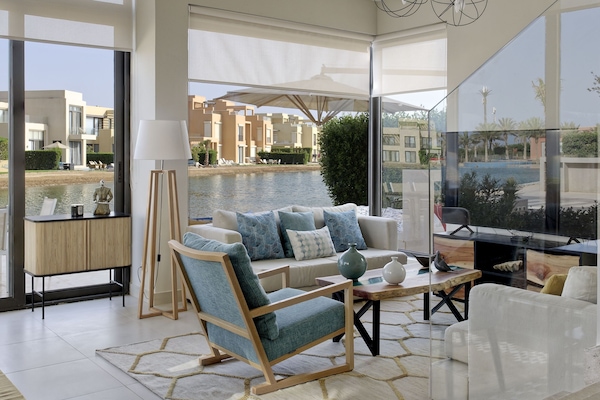 Elite Villa, 4 Bedrooms, Lagoon View | Living area | Smart TV, Netflix, streaming services