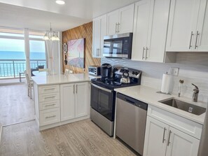 Microwave, coffee/tea maker