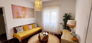 Smart TV, fireplace, video games, table football