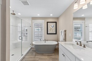 Shower, towels