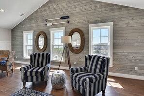 TV, fireplace, table football, ping pong - Crew Quarters -- 16BR Oceanfront with Elevator, Pool and More! (Corolla)