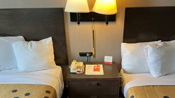 Desk, iron/ironing board, free WiFi, bed sheets