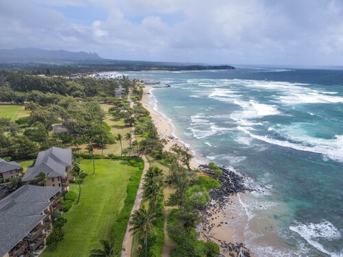 New Listing Oceanview Kaha Lani 223 with Lanai Beach Access and Modern Comforts