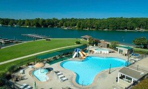 Indoor pool, outdoor pool