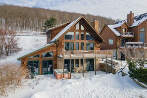 Exterior - Luxury Mountain Chalet w/ Pool, Sauna & Hot Tub (McHenry)
