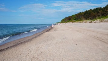 On the beach