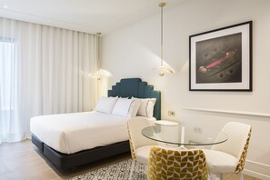 Geluiddichte muren, gratis wifi, beddengoed