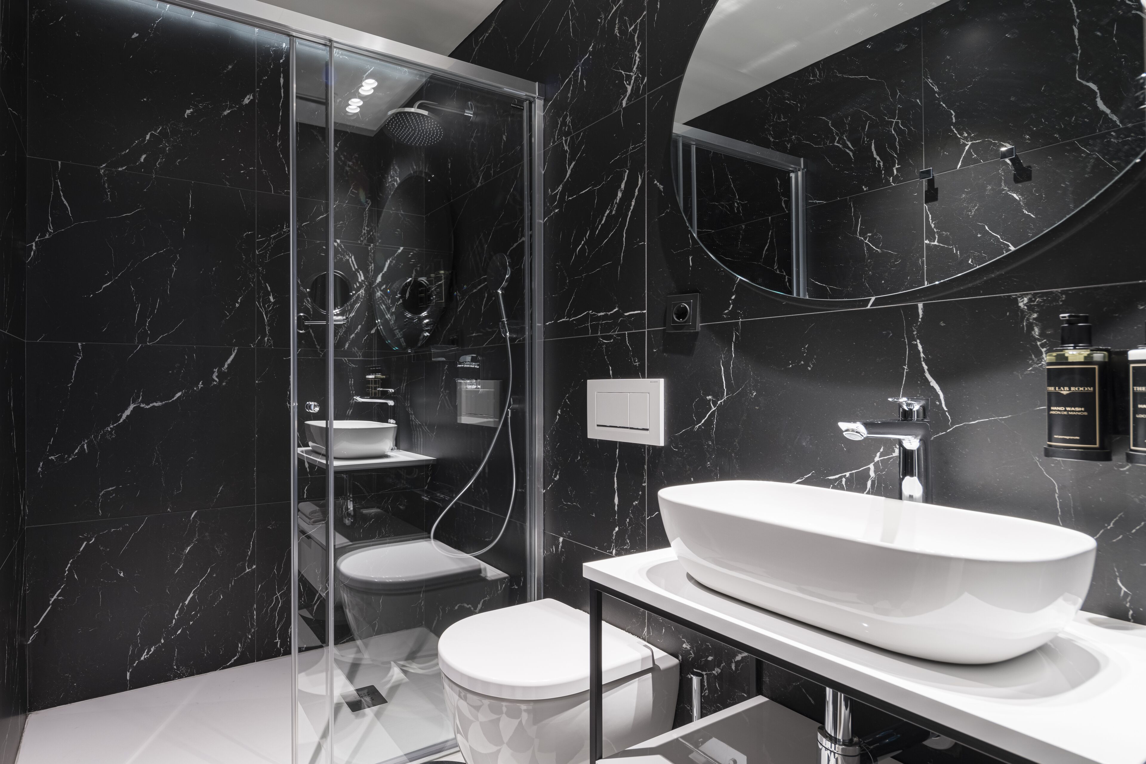 Eco-friendly toiletries, hair dryer