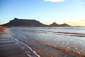 Aan het strand