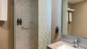 Eco-friendly toiletries, towels