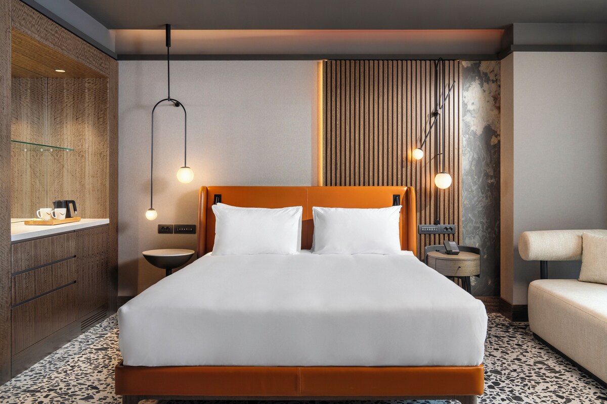 Biancheria da letto di alta qualità, minibar, una cassaforte in camera