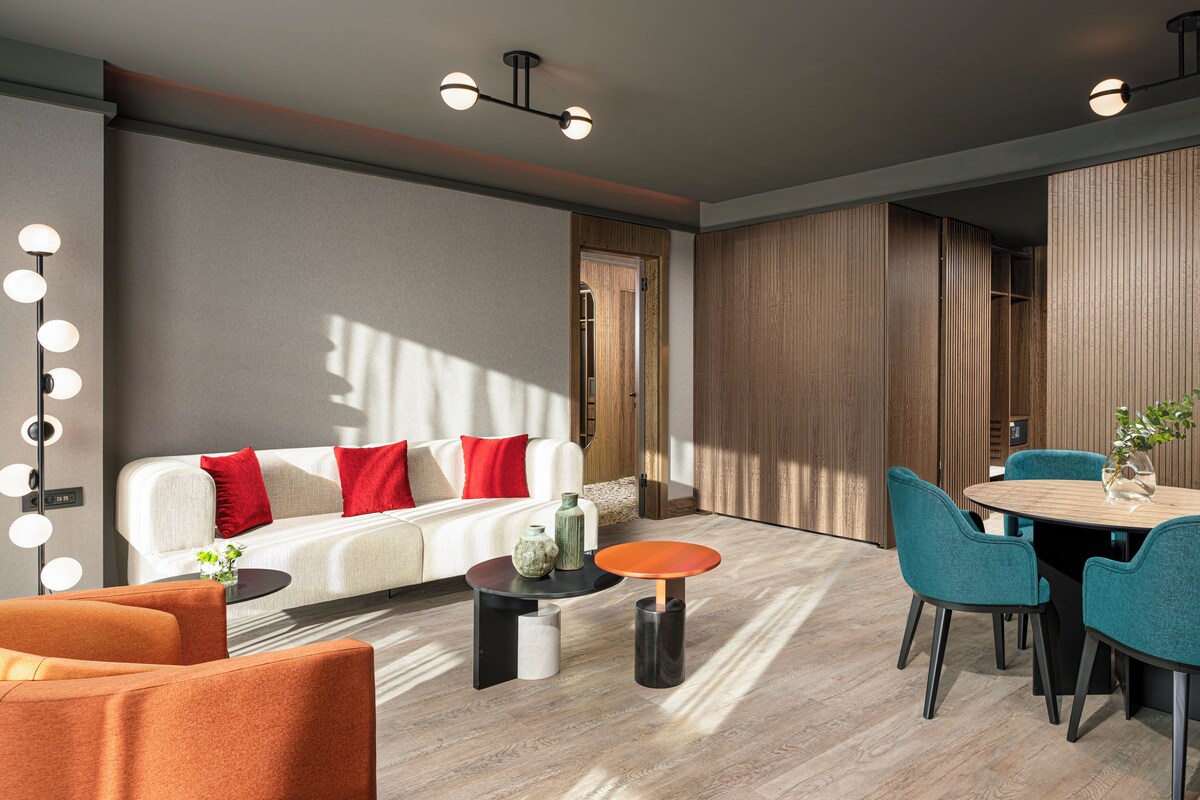 Monolocale Executive, 1 letto matrimoniale (Apartment) | Biancheria da letto di alta qualità, minibar, una cassaforte in camera