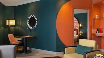 Junior Suite, 1 King Bed | Hypo-allergenic bedding available, in-room safe, desk, laptop workspace