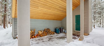 Home with hot tubs, pools, tennis, pickleball, gym, fireplace, & game room