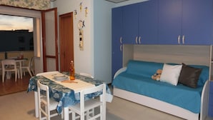 Studio, Balcony, Ocean View | Living room - Intimate Coastline Studio With Swimming Pool (San Michele al Tagliamento)