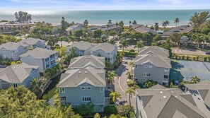 Townhome, 2 Bedrooms | Aerial view - Surf And Turf At Cedars East 2 Bedroom Townhouse by RedAwning (Longboat Key)