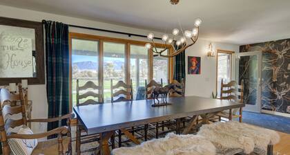 Luxury Home on Blue Ribbon Madison River and steps away from downtown Ennis, MT.