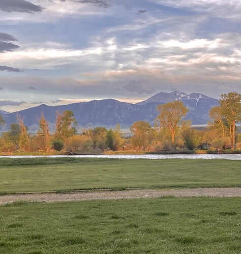 Luxury Home on Blue Ribbon Madison River and steps away from downtown Ennis, MT.
