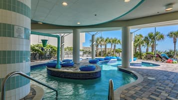 Indoor pool, outdoor pool