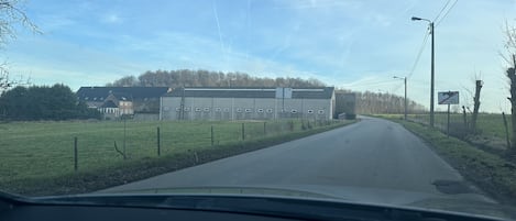 Blick von der Unterkunft