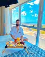 Phòng có tầm nhìn toàn cảnh, 1 giường đôi | 1 phòng ngủ, bộ đồ giường kháng dị ứng, bàn