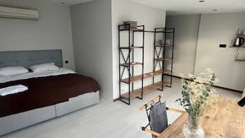 Design Studio Suite | Individually decorated, individually furnished, desk, laptop workspace