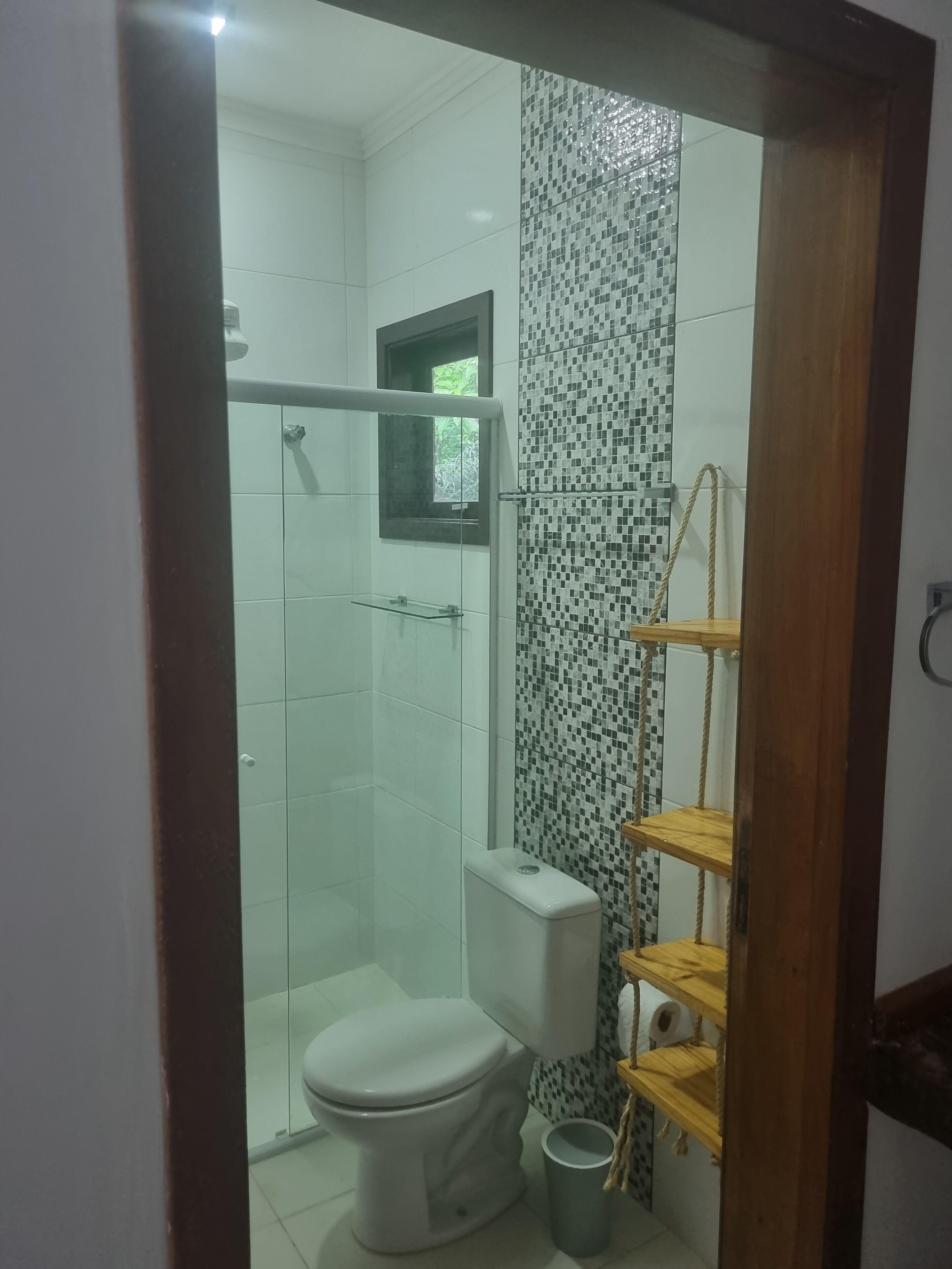 Shower, hair dryer