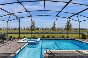 Opvarmet pool