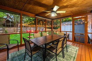 Outdoor dining