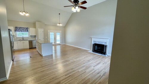 Newly remodeled, a great place with a large backyard. 