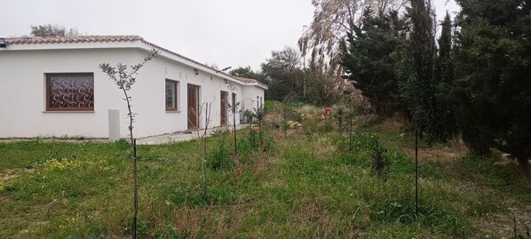 Façana frontal de l'allotjament