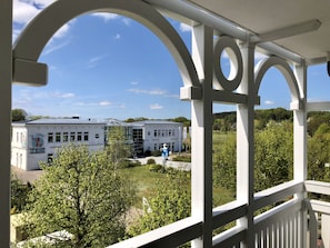 Comfort-Apartment, eigenes Bad, Blick auf den Jachthafen (Selliner See Blick ) | Blick vom Balkon