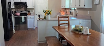 Come relax in our lovely home within walking distance to the Masters.